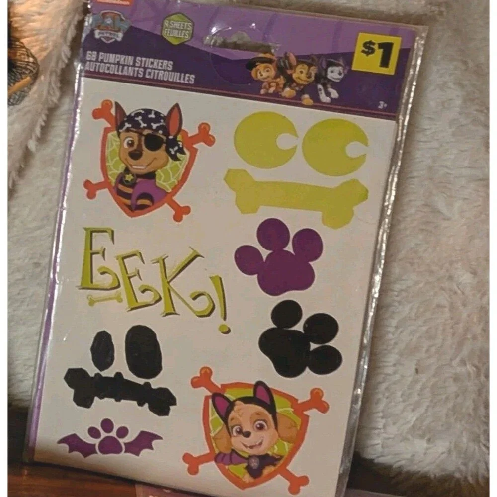 Halloween Party Decor Lot Family Friendly Witch Paw Patrol Minnie Stickers Cats